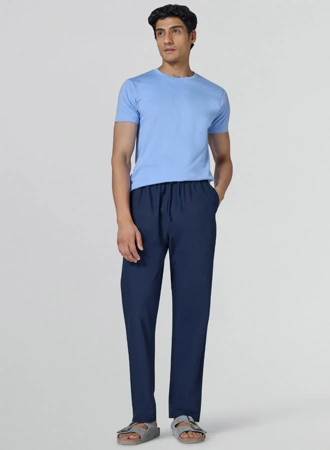 اكس واي اكس اكس بيجامة رجالي قطن % بقصة مريحة